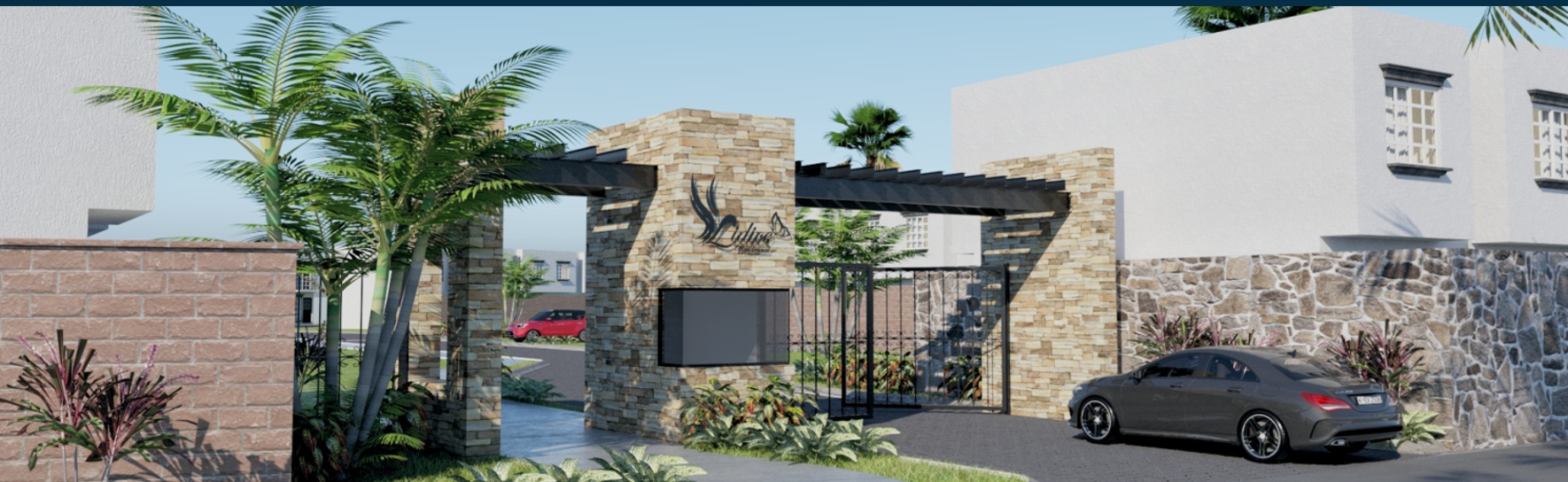 Acceso a Residencial Lídice